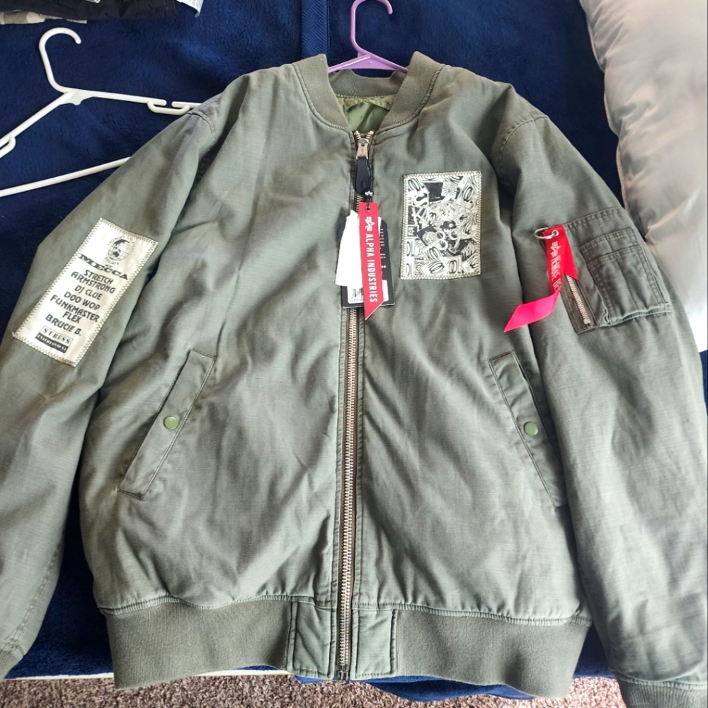 Alpha industries reversible limited edition bomber jacket
